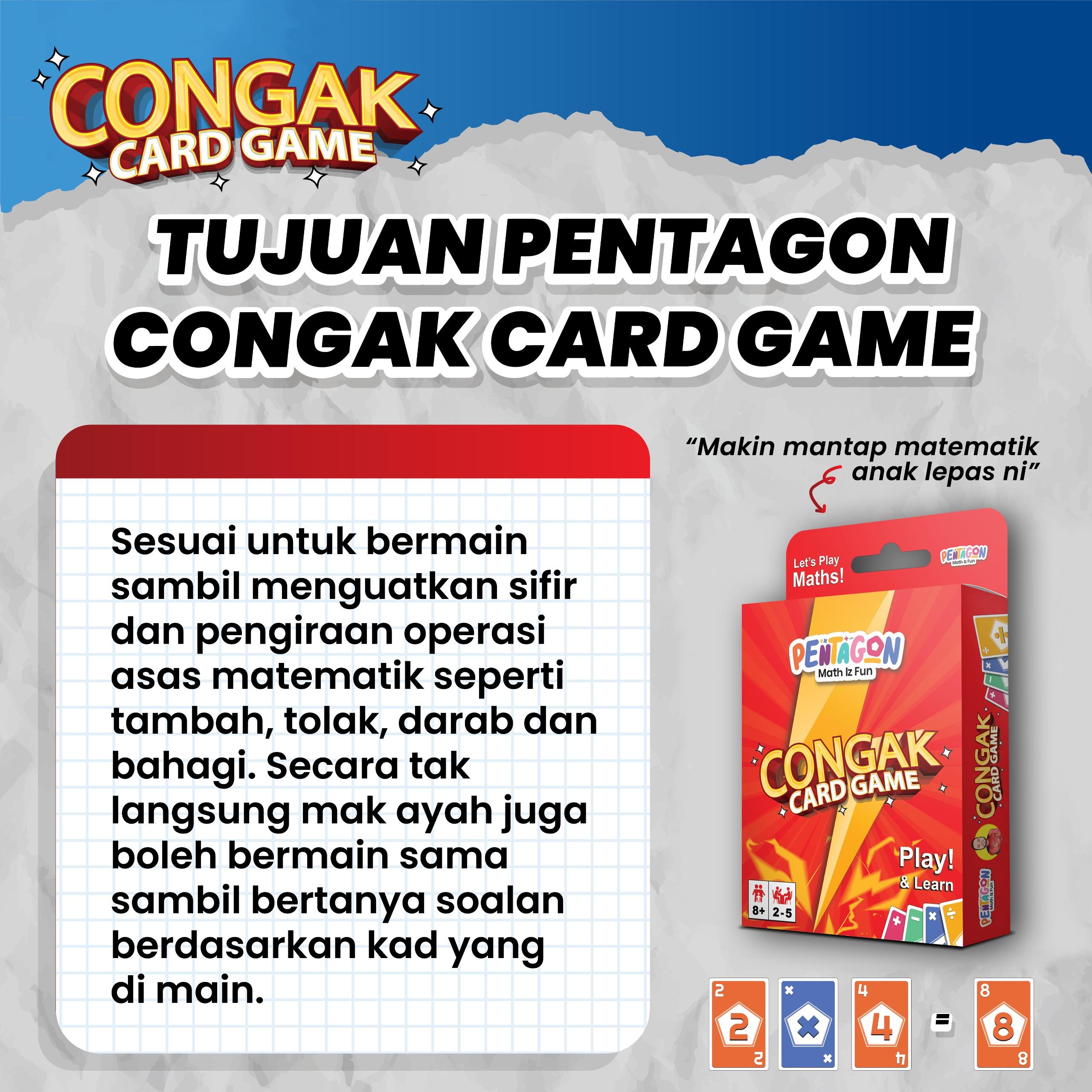 Congak Card Game - Bermain Sambil Belajar